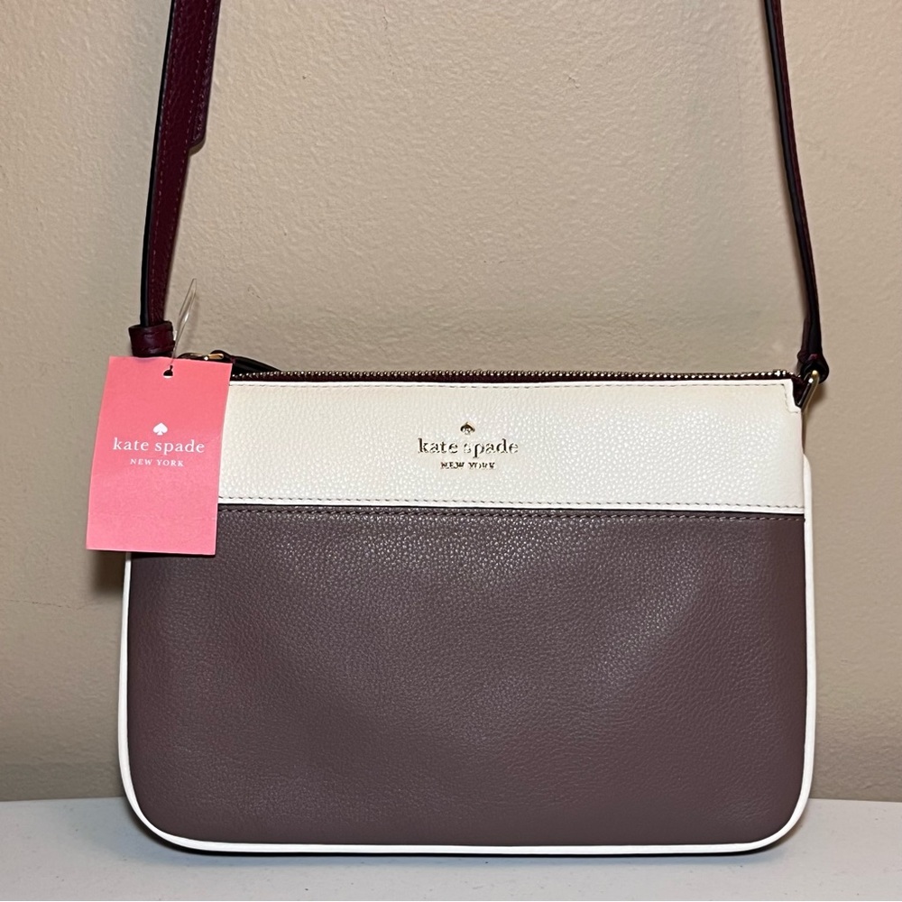 NWT Kate Spade New York Jackson Colorblock Triple Gusset Crossbody